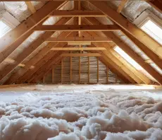 Attic Insulation with Pest Protection Additive